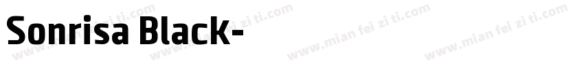 Sonrisa Black字体转换